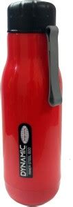 ASIAN PLASTOWARES Asian Dynamic Steel Water Bottle,600 ml,Red 600 ml ...