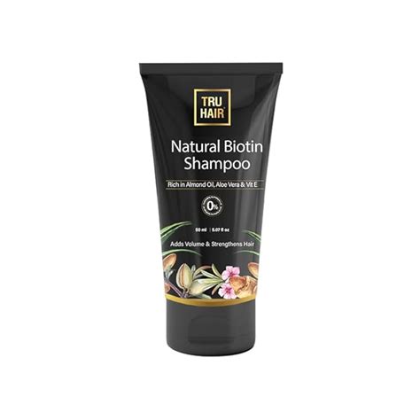 Buy TRU HAIR & SKIN Biotin Shampoo-50ml Online at Low Prices in India ...
