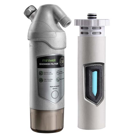 Miniwell L720 Plus Shower Water Filter System High Output Purifier ...