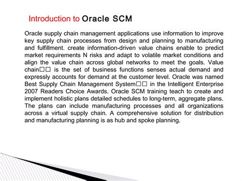 Image result for Oracle SCM Tutorial