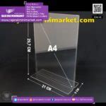 DISPLAY ACRYLIC TIPE DAA4 – AKRILIK POSTER UKURAN A4 | RAK MINIMARKET ...