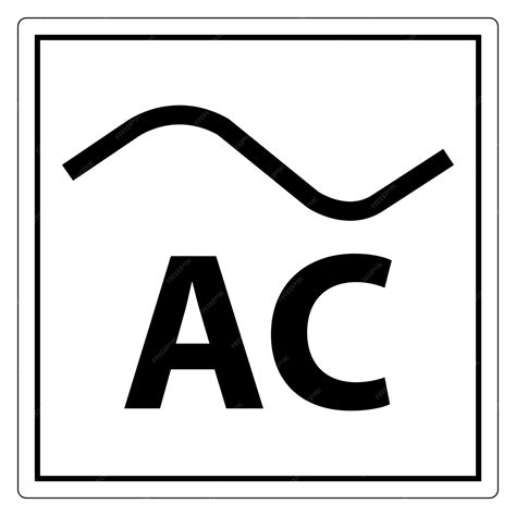 Premium Vector | Alternating Current Symbol for Electrical Design Use