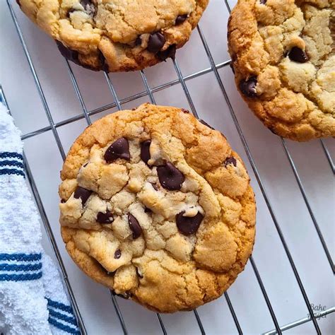Copycat Disney Chocolate Chip Cookies (Dairy Free) - Bake Angel