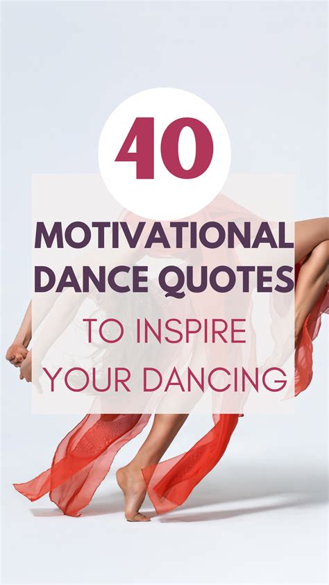 Dance quotes to motivate your dancers – Artofit