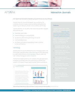 Fillable Online Interactive Journals - Aptara Fax Email Print - pdfFiller