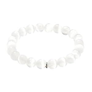 Buy AAMRAPALI Selenite Bracelet | Stone Beads Bracelet | Focus on Heart ...