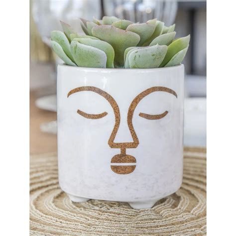 Buy KitchenCraft Terracotta Face Planter For thinKitchen, Indoor Plant ...