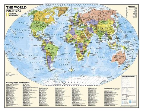National Geographic World Map for Kids 的图像结果