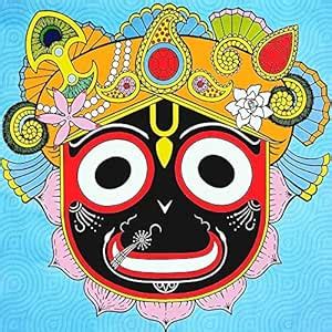 wallpics® Lord JAGANNATH Religious Waterproof Vinyl Sticker Poster ...
