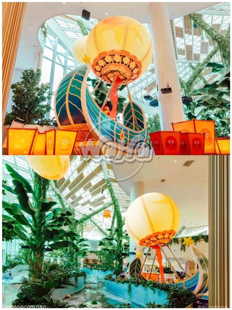 杭州奥体印象城 商业充气装置 美陈活动 大明气模 户外墙|资源-元素谷(OSOGOO)