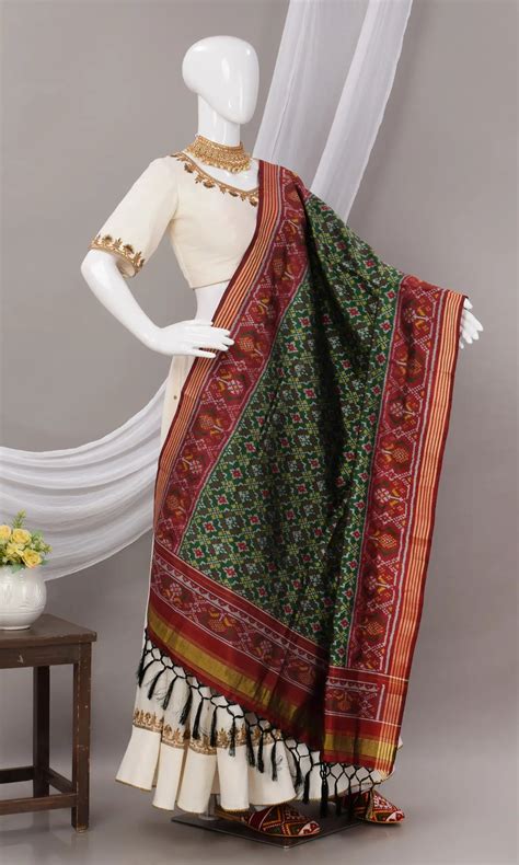 Single Ikat Patola Dupatta – My Store