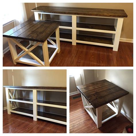 Image result for Rustic X End Table