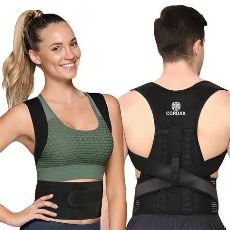 Buy CORDAX Premium Posture Corrector for Men and Women Back | Support ...