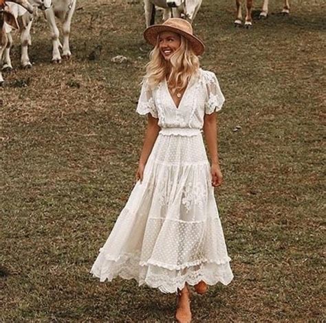Pin on BOHO WHITE | Short white boho dress, Boho dress, White summer ...