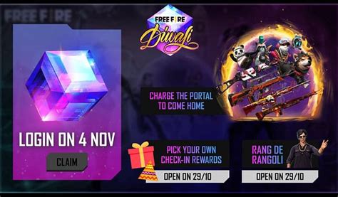 5 best free rewards to get from Free Fire Diwali event this week