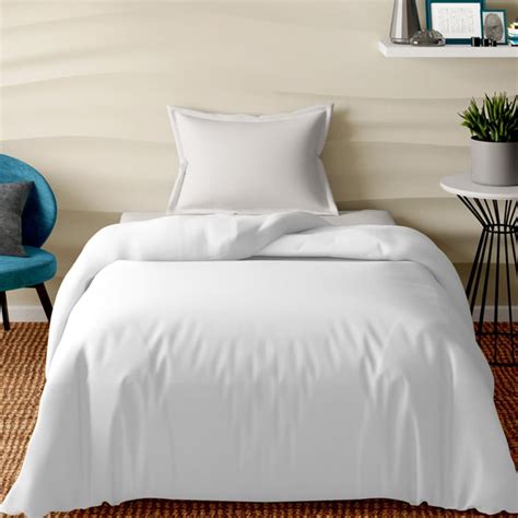 Buy PORTICO Satin Premium Cotton Single Bed Duvet Cover from Portico at ...
