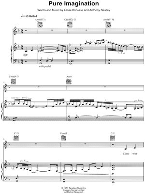 "Pure Imagination" Sheet Music - 67 Arrangements Available Instantly ...
