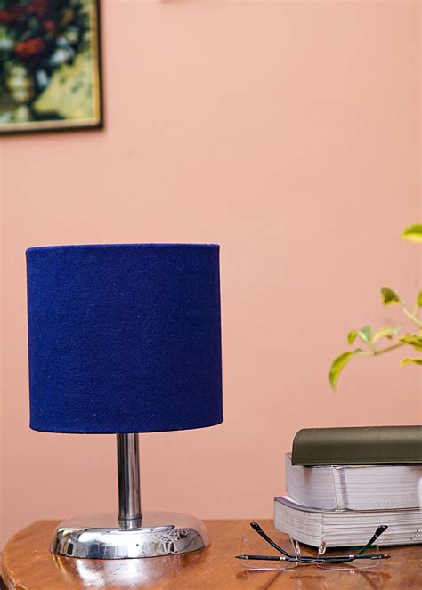 Get Levi Table Lamp With Blue Cylindrical Shade at ₹ 2290 | LBB Shop