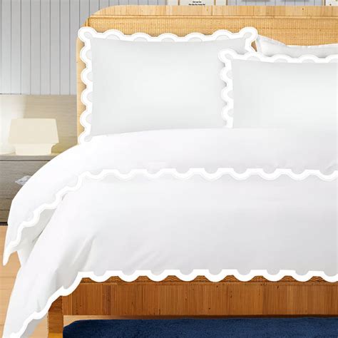 400TC U Shape Applique Embroidery Cotton Duvet Cover Set