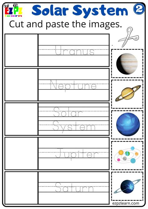 Image result for Worksheet On Solar System