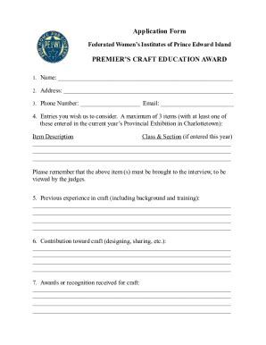 Fillable Online PCEA Application Form Fax Email Print - pdfFiller