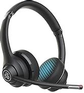 JLab Go Work Wireless On Ear Headsets with Microphone - 45+ Playtime PC ...