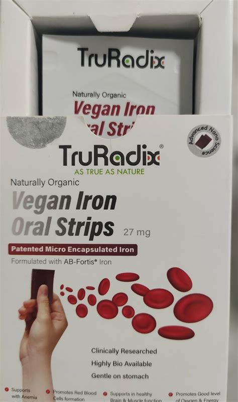TruRadix ; AS TRUE AS NATURE Nutrition Naturally Organic Vegan Iron ...