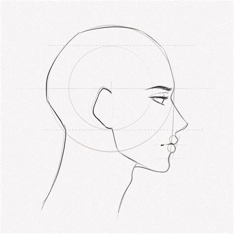 How to Draw a Face from the Side - Learn How To Draw Mans Male Face ...