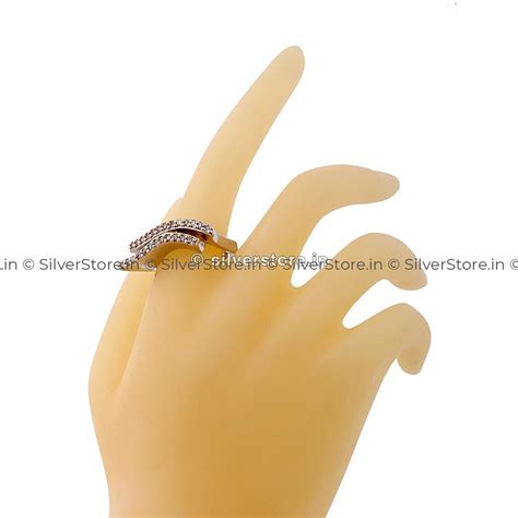 Buy 925 Twin Sterling Silver Ring Online at Best Price – SilverStore.in
