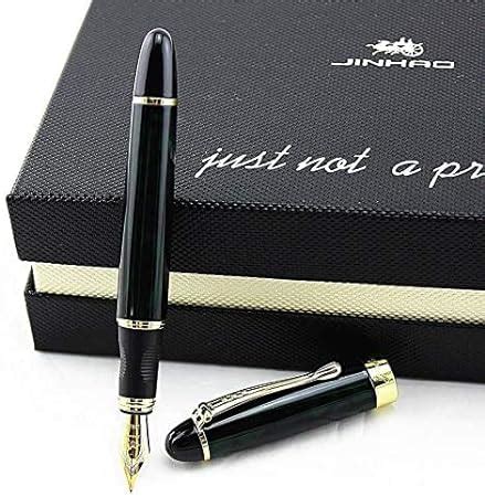 Hayman 18 CT Jinhao Gold Plated Fountain Pen with Gift Box (P-25 ...