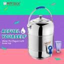 Mintage Stainless Steel Water Pot - 25 L Steel Utility Container Price ...