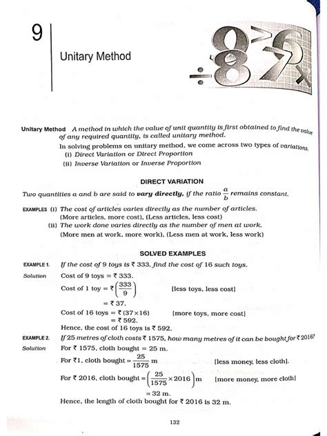 Image result for Unitary Method Math Problems