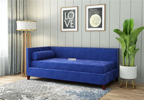 Buy Bumble Chaise Lounge (Velvet, Sapphire Blue) Online in India ...