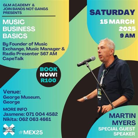 Music Workshop 15th March in George, Southern Cape