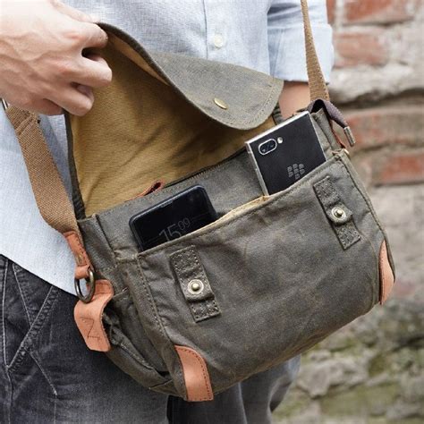 Canvas messenger bag online
