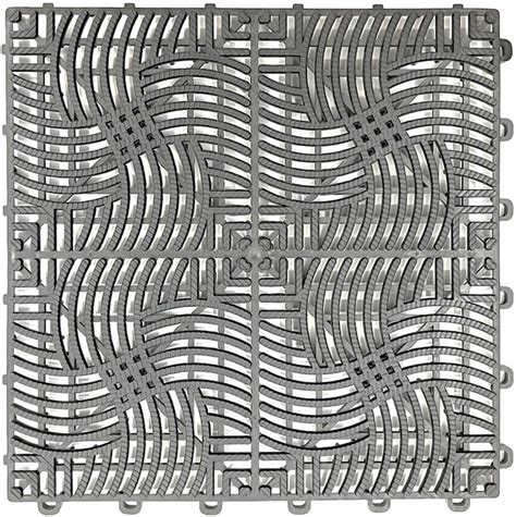 Interlocking PVC Tiles, Anti-slip Toilet Mat, 1ft x 1ft, Bathroom Mat ...