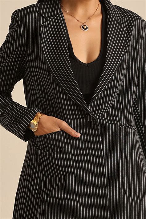 Okhai Prestige Black Pure Cotton Blazer For Women Online – Okhaistore
