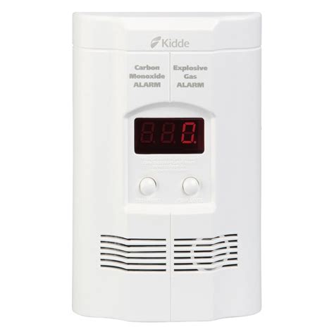 Kidde AC Plug-in Carbon Monoxide and Explosive Gas Detector Alarm ...
