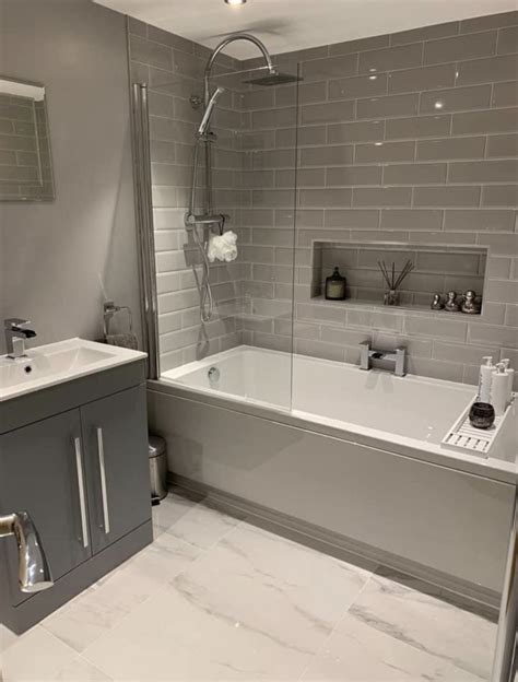 Modern Grey Bathroom Design