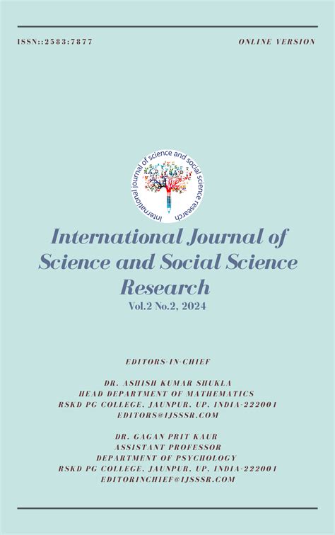 Vol. 2 No. 2: July-September 2024 | International Journal of Science ...