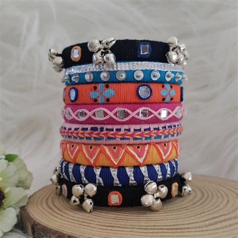 Image result for Thread Bangles Set New