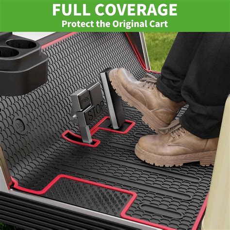 EZGO TXT Floor Mat Grass-Scraping Design - 10L0L