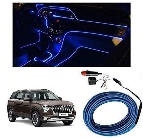After Cars EL Wire Car Interior Ambient Neon Light for Hyundai Alcazar ...