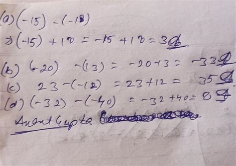Represent the following numbers as integers with appropriate signs. (a ...