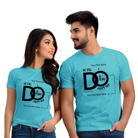 Buy Bouncy Toonz Matching Tshirts for Couple Tees for Husband and Wife ...