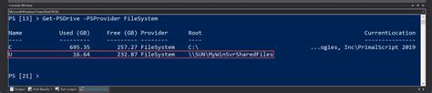 How to Create Map Drive On PowerShell Script 的图像结果