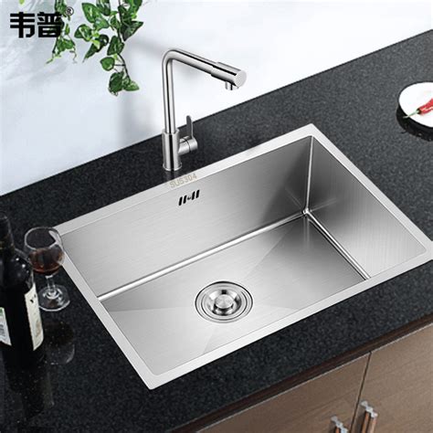 新环手工水槽加厚304不锈钢双水槽多功能厨房洗菜洗碗槽-阿里巴巴