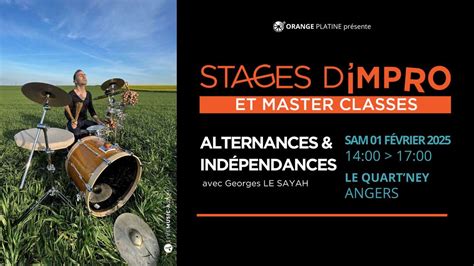 STAGE · Alternances et Indépendances / Dextérité et mouvement avec ...