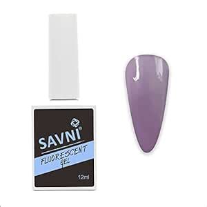 Buy Savni Professional Fluorescent Gel Nail Gel Polish UV/LED Cured ...