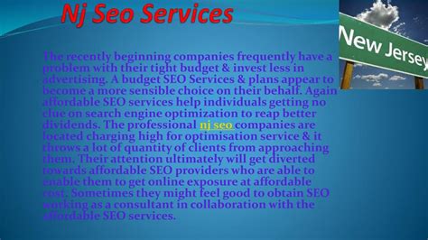PPT - NJ SEO - Affordable Search Engine Optimization Services For Your Business PowerPoint ...